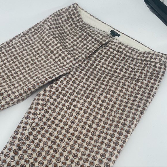 J.Crew City Fit Circle Printed Fitted Trousers With Satin Sheen - Picture 6 of 11